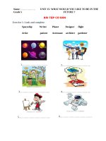 Ngữ pháp tiếng anh lớp 5  UNIT 15 