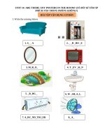 Ngữ pháp tiếng anh lớp 3 UNIT 14 