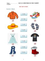 Ngữ pháp tiếng anh lớp 4  UNIT 17 