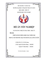 ĐỒ ÁN TỐT NGHIỆP NGÀNH CÔNG NGHỆ KỸ THUẬT ĐIỆN – ĐIỆN TỬ ĐỀ TÀI: THIẾT KẾ HỆ THỐNG ĐIỆN MẶT TRỜI CHO  TRUNG TÂM THƯƠNG MẠI VINCOM PLAZA LONG XUYÊN