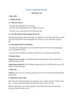 Kế hoạch bài dạy hóa 10 chan troi sang tao