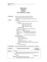 Giáo án TIẾNG ANH 1 GLOBAL SUCCESS CV 2345