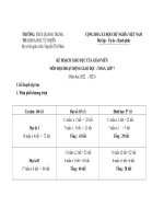 Kế Hoạch Bài Dạy  TOÁN 7 CÁNH DIỀU kì 2