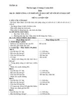 giáo án tuần 11 ket noi tri thuc