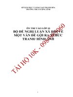 BỘ đề NLXH NGHỊ LUẬN xã hội TỪ MỘT BỨC TRANH, HÌNH ẢNH 