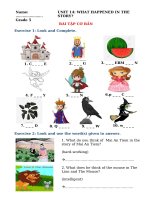 Ngữ pháp tiếng anh lớp 5   UNIT 14 