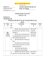 Văn 7 chân trời ST   KHGD (phụ lục 1,2, 3)  