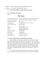 TỐI ưu hóa CÔNG VIỆC của NHÂN VIÊN SALES Công ty TNHH Giao nhận Quốc tế Liên Minh