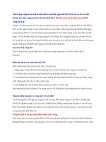 VÀNG DA Ở TRẺ SƠ SINH