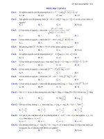 đề bài tập ôn Đại học 2022