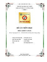 ĐỒ án môn học điều KHIỂN LOGIC đề tài ứng dụng PLC s7 – 1200 điều khiển hệ thống trộn bê tông tự động