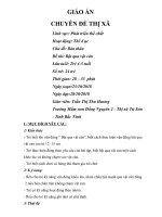 giao an the duc  Bật qua vật cản