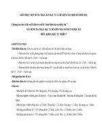 MA TRẬN đặc tả đề KIỂM TRA KHTN HK1