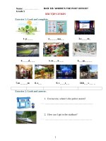 Ngữ pháp tiếng anh lớp 5  UNIT 16 