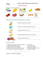 Ngữ pháp tiếng anh lớp 5  UNIT 17 