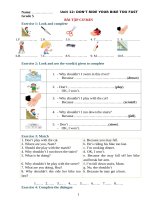 Ngữ pháp tiếng anh lớp 5  UNIT 12 