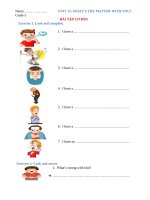 Ngữ pháp tiếng anh lớp 5  UNIT 11 