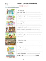 Ngữ pháp tiếng anh lớp 4  UNIT 16 