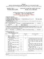 Phụ lục I, III môn Ngữ văn 6 năm học 20222023 Bộ sách kết nối tri thức với cuộc sống NXBGDVN (Khung KH dạy học)