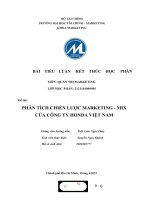 PHÂN TÍCH CHIẾN lược MARKETING   MIX của CÔNG TY HONDA VIỆT NAM 
