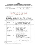 Phụ lục I, III môn toán 6 năm học 2022-2023  Bộ sách kết nối tri thức với cuộc sống NXBGDVN (Khung kế hoạch dạy học)