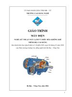 GIÁO TRÌNH MÁY ĐIỆN Cao đẳng nghề tỉnh Bà Rịa – Vũng Tàu