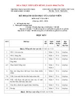 PHỤ lục 3 môn văn 7  SÁCH CTST 2022 23 