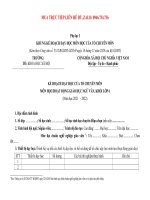 PHỤ lục i, II, III NGỮ văn 6 kết nối TRI THỨC 