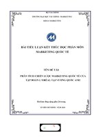 PHÂN TÍCH CHIẾN lược MARKETING QUỐC tế của tập đoàn L’ORÉAL tại VƯƠNG QUỐC ANH 