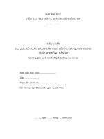 70  kỹ NĂNG đàm PHÁN, GIAO kết và GQTC HĐDS