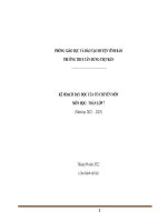 KHDH PHỤ LỤC I TOÁN 7 - CÁNH DIỀU  (1)