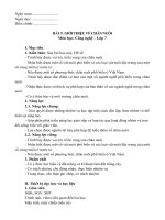 Giáo án môn Công nghệ lớp 7 sách Kết nối tri thức: Bài 9