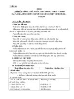 Giáo án môn Toán lớp 3 sách Kết nối tri thức: Tuần 25