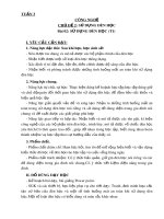 Giáo án môn Công nghệ lớp 3 sách Kết nối tri thức: Tuần 3