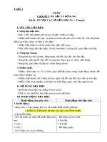 Giáo án môn Toán lớp 3 sách Kết nối tri thức: Tuần 1