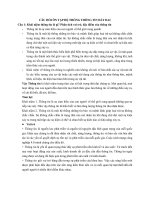 CÂU hỏi ôn tập hệ THỐNG THÔNG TIN đất ĐAI