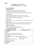 Giáo án môn Toán lớp 3 sách Kết nối tri thức: Tuần 4