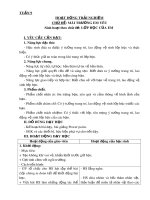 Giáo án môn Hoạt động trải nghiệm lớp 3 sách Kết nối tri thức: Tuần 9