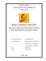 Thiết kế concept cho sản phẩm nồi cơm điện