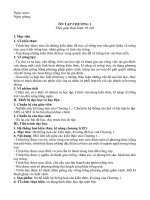 Giáo án môn Công nghệ lớp 7 sách Kết nối tri thức: Bài ôn tập chương 1