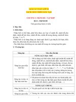 Giáo án Toán 10 sách chân trời sáng tạo, trọn bộ chất lượng (kì 1)