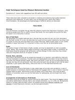 Field techniques used by missouri botanical garden