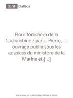 Flore forestière de la cochinchine pierre louis