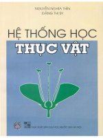 Hệ thống học thực vật (NXB đại học quốc gia 2004)   nguyễn nghĩa thìn, 280 trang