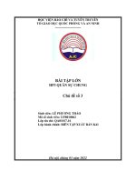 BÀI tập lớn HP3 QUÂN sự CHUNG 