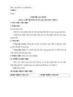 Giáo án môn Tự nhiên và xã hội lớp 3 sách Chân trời sáng tạo - Bài 4: Giữ vệ sinh xung quanh nhà (Tiết 1+2)