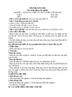 Giáo án môn Hoạt động trải nghiệm lớp 3 sách Chân trời sáng tạo: Tuần 9