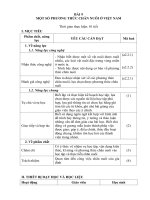 Giáo án môn Công nghệ lớp 7 sách Chân trời sáng tạo: Bài 9