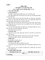 Giáo án môn Tiếng Việt lớp 3 sách Chân trời sáng tạo - Tuần 1