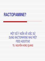 TÀI LIỆU ractopamine TIẾNG VIỆT
